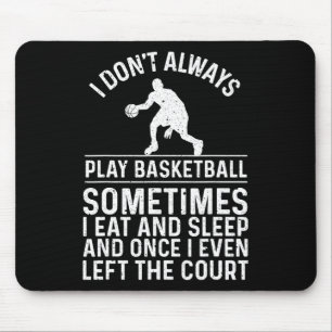 Fun Basketball Design For Kids Men Women Basketbal Mouse Mat