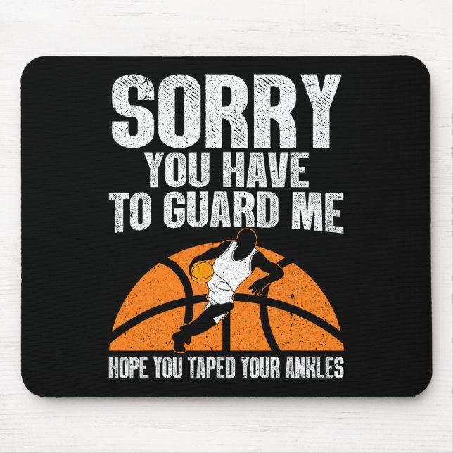 Fun Basketball For Men Women Sports Game Basketbal Mouse Mat (Front)