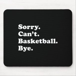 Fun Basketball Gift for Men Women Boys or Girls Mouse Mat