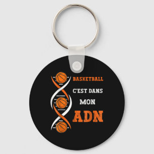 Fun Basketball Its In My Dna Basketball Key Ring