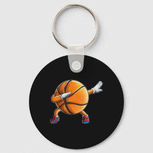 Fun Basketball Makes Dab Basketball Player Kids  Key Ring