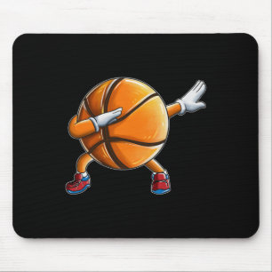 Fun Basketball Makes Dab Basketball Player Kids Mouse Mat