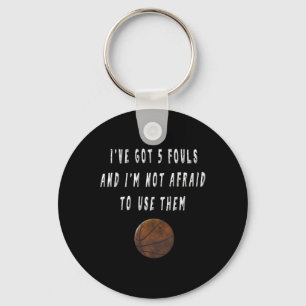 Fun Basketball Player Trash Talking Tees Coach Gi Key Ring