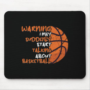 Fun Basketball top Basketball Lover Mouse Mat