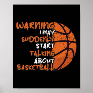 Fun Basketball top  Basketball Lover Poster