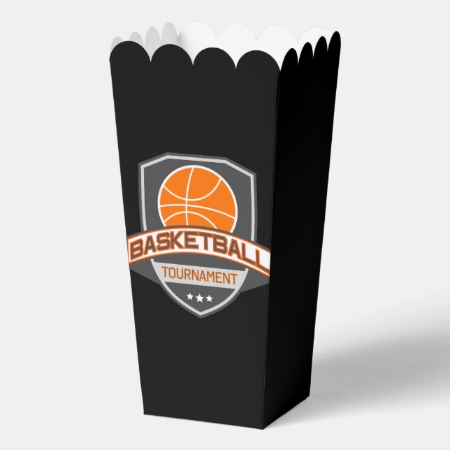 Fun Basketball tournament party Favour Box (Front)