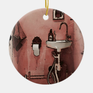 Fun Bathroom Ceramic Tree Decoration