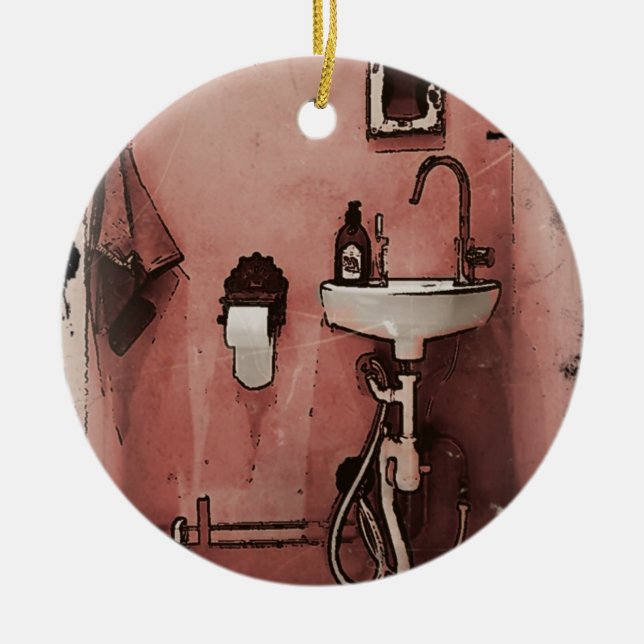 Fun Bathroom Ceramic Tree Decoration (Front)