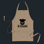 Fun BBQ apron for men | Mr good lookin is cookin<br><div class="desc">Fun BBQ apron for men | Mr good lookin is cookin. Cool chef with beard,  cook's hat and sunglasses. Cute barbeque gift idea for dads uncles grandpas etc.</div>