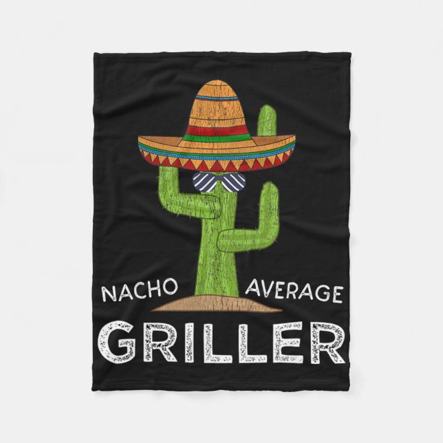 Fun Bbq Grill Lover Humour Griller Saying Funny Gr Fleece Blanket (Front)