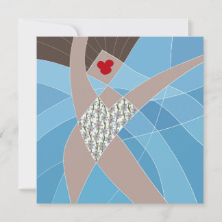 Fun Beach Babe Swimsuit Model Fashion Arwork Card