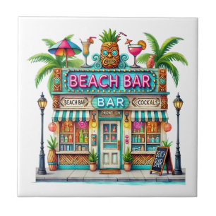 Fun Beach Bar Tile