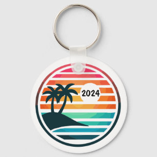 Fun Beach Vacation or Family Reunion Key Ring
