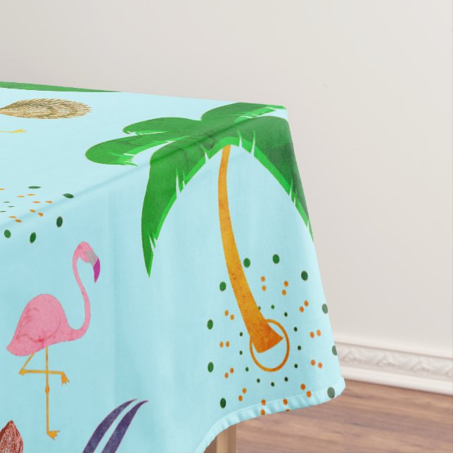 Fun Beachy Summertime Tablecloth (In Situ)