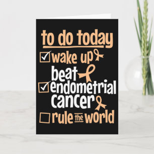 Fun Beat Endometrial Cancer Rule The World - Survi Card