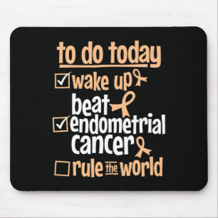Fun Beat Endometrial Cancer Rule The World - Survi Mouse Mat