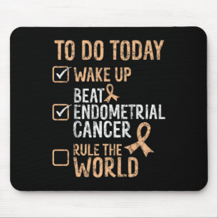Fun Beat Endometrial Cancer Rule The World Survivo Mouse Mat
