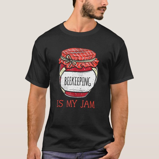 Fun Beekeeping Meme Cute Beekeeper T-Shirt (Front)