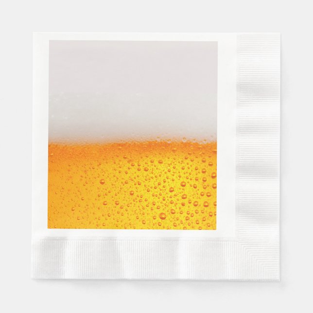  Fun Beer Brewery drinking happy hour Party Napkin (Front)