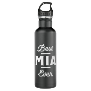 Fun Best Mia Ever Cool Personalised First Name Gif 710 Ml Water Bottle