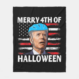 Fun Biden Dazed Merry th July Happy Halloween Bide Fleece Blanket