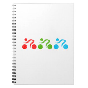 Fun biking illustrator notebook