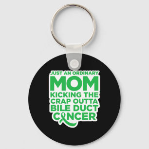 Fun Bile Duct Cancer Fighter Quote For Mum 1  Key Ring