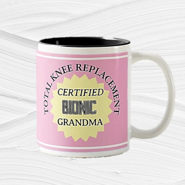 Fun! Bionic Knee Replacement Mug (Creator Uploaded)