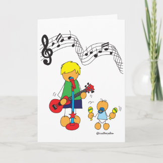 Fun birthday card, I have a  song for you Card