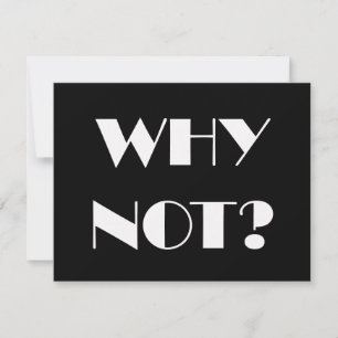 Fun birthday party "black and white" invitation