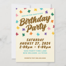 Fun Birthday Party Invitation