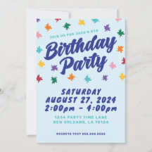 Fun Birthday Party Invitation
