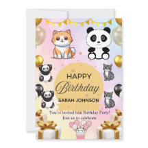 Fun Birthday Party Invitation | Colorful Modern 
