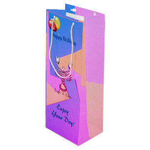  Fun Birthday Scorpio   Wine Gift Bag