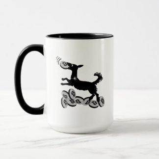 *Fun Bitcoin Frisbee Catching Dog Mug
