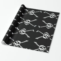 Fun Black and White Jolly Roger