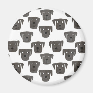 Fun Black Labrador Retriever Dog Magnet