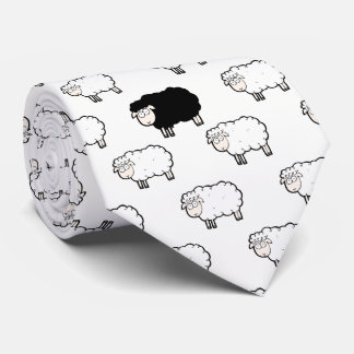 Fun Black Sheep of the Family Novelty Tie