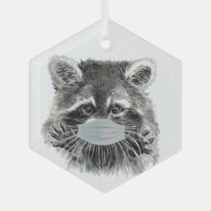 Fun Black White Cow Farm Animal Humour  Glass Orna Glass Tree Decoration