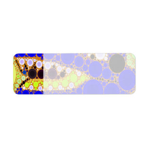 Fun Blue Alligator Crocodile Retro Circles Mosaic
