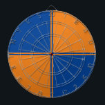 Fun Blue & Orange Dartboard<br><div class="desc">a fun dartboard!</div>