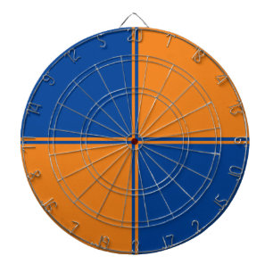 Fun Blue & Orange Dartboard 