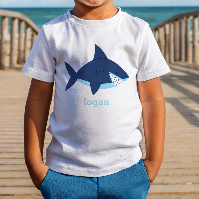 Fun Blue Shark Toddler T-Shirt (Creator Uploaded)