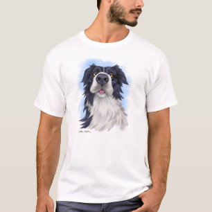 Fun Boarder Collie Cartoon  T-Shirt