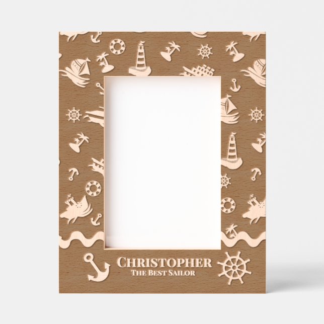 Fun Boats Sailor Etched Frames (Front)