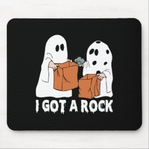 Fun Boo Ghost Scary I Got A Rock Halloween  Mouse Mat