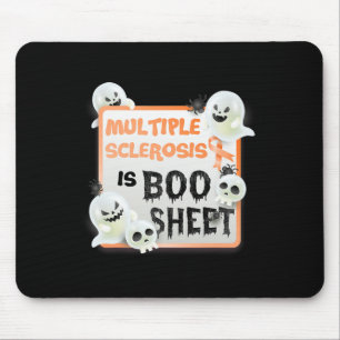 Fun Boo Halloween Ghost Ms Multiple Sclerosis Is B Mouse Mat