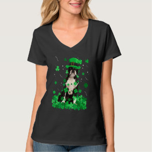 Fun Boston Terrier Dog St Patrick S Day Irish Sham T-Shirt