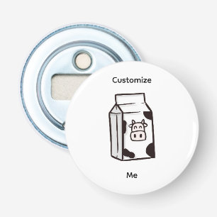 Fun bottle opener, cow carton, milk carton opener