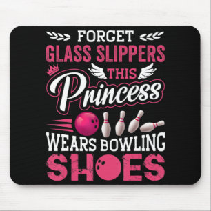 Fun Bowling For Women Girls Kids Mum Wife Mouse Mat